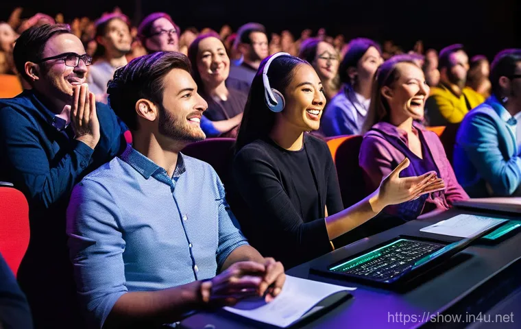 공연기획사와 협력업체 간 커뮤니케이션 - **Prompt 2: Seamless Digital Communication in Performing Arts**
A dynamic, multi-panel image ill... 공연기획사와 협력업체 간 커뮤니케이션 - **Prompt 2: Seamless Digital Communication in Performing Arts**
A dynamic, multi-panel image ill...